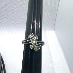 Peridot Sterling Silver Ring Size 7 1/2